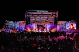 Large Concert at Levitt Pavilion. Mariachi Festival.